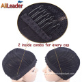 Black Box Braided Cornrow Wig Caps With Combs